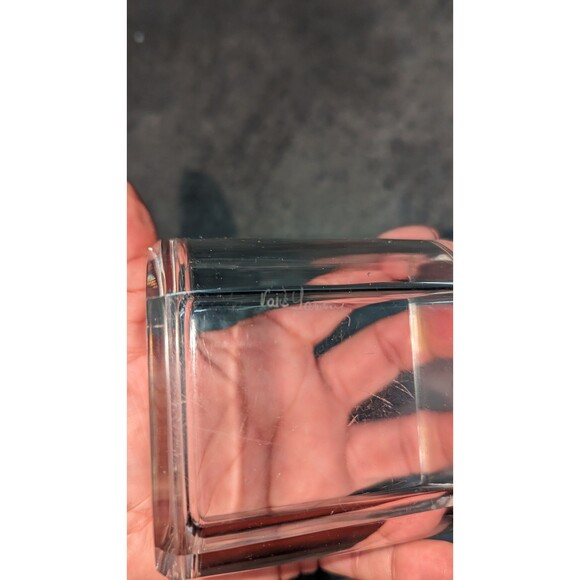 Val St Lambert Signed Cut Crystal Squirrel Accessory Giftware Trinket Box & Lid - Picture 8 of 8